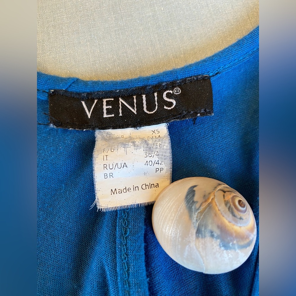 VENUS Beach Cover Up XS Turquoise Blue - Picture 12 of 14